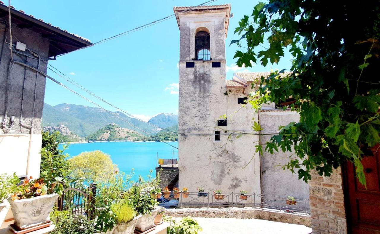 Letizia Lake House Panoramic View Colle di Tora Exterior foto