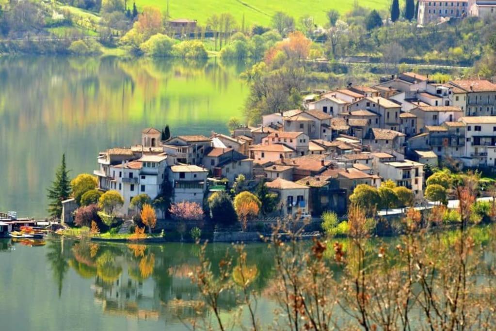 Letizia Lake House Panoramic View Colle di Tora Exterior foto