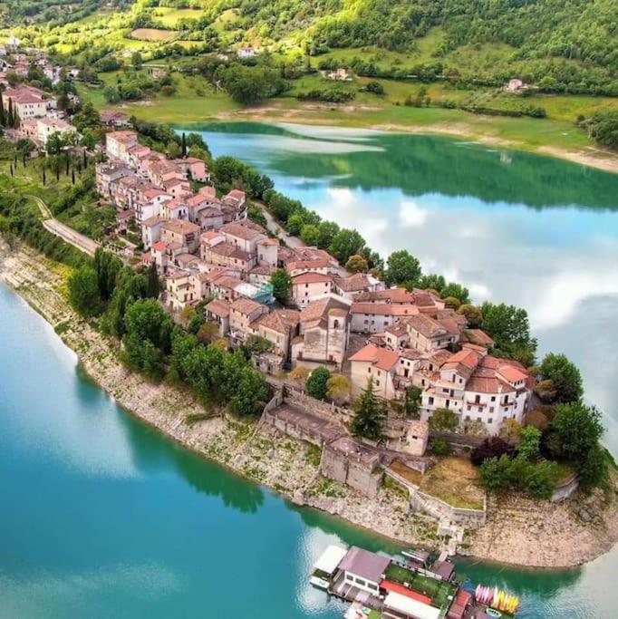 Letizia Lake House Panoramic View Colle di Tora Exterior foto